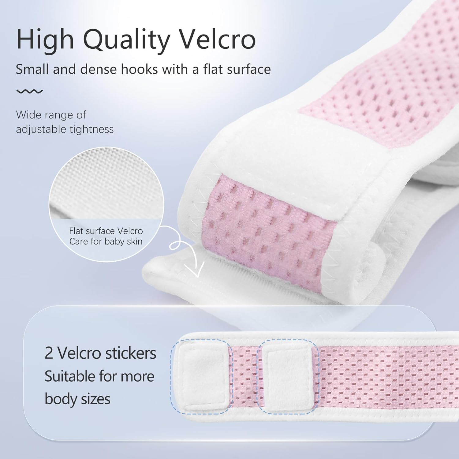 lefeke Umbilical Hernia Belt Baby Belly Button Band, Newborn Belly Wrap Truss, Infant Abdominal Binder for Children Kids, Adjustable Navel Belly Band Support Cord - Image 3